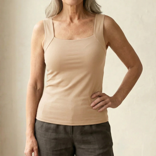 Rose | Built-in Bra Tank Top