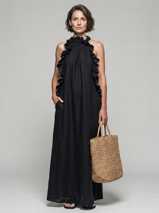 Lua | Vestido Maxi con Bolsillos