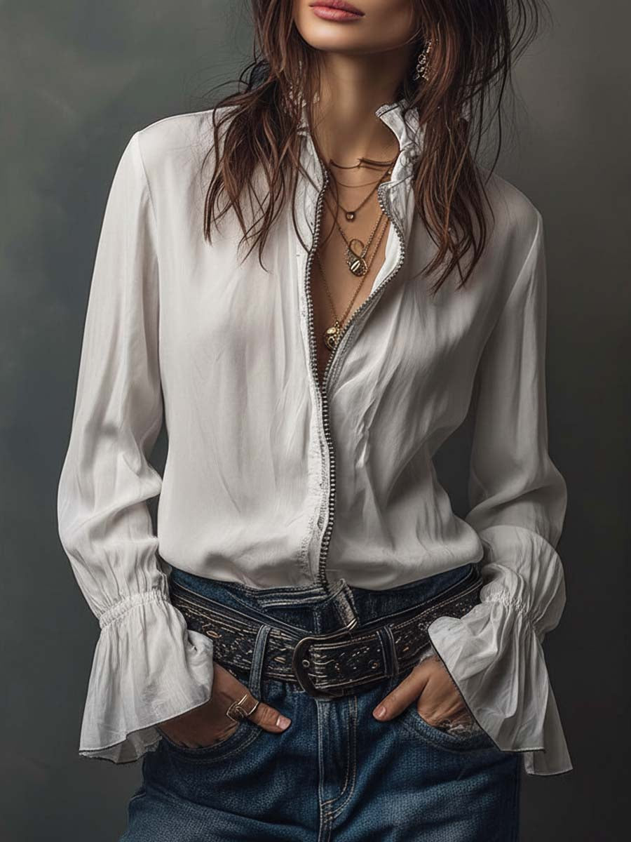 Beatrice | Long Embroidered Jacket