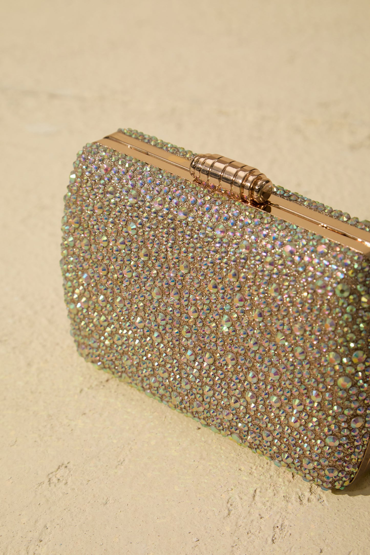 Clutch de cristales, vista de detalle