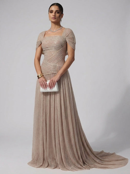 Carlota | Vestido Maxi Drapeado