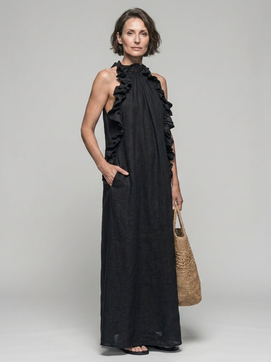 Lua | Vestido Maxi con Bolsillos