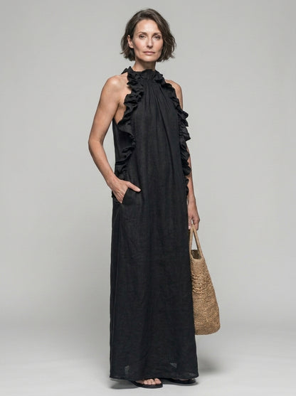 Lua | Vestido Maxi con Bolsillos