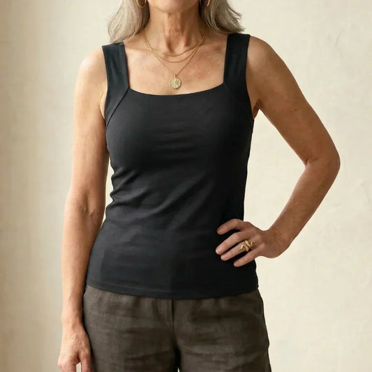 Rose | Built-in Bra Tank Top