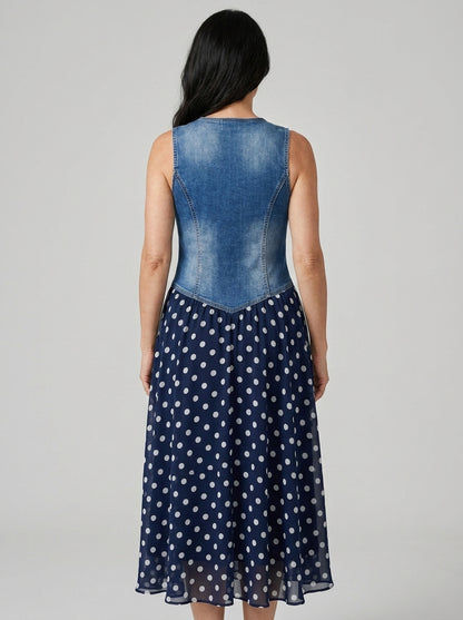 Jasmina | Vestido Midi de Denim