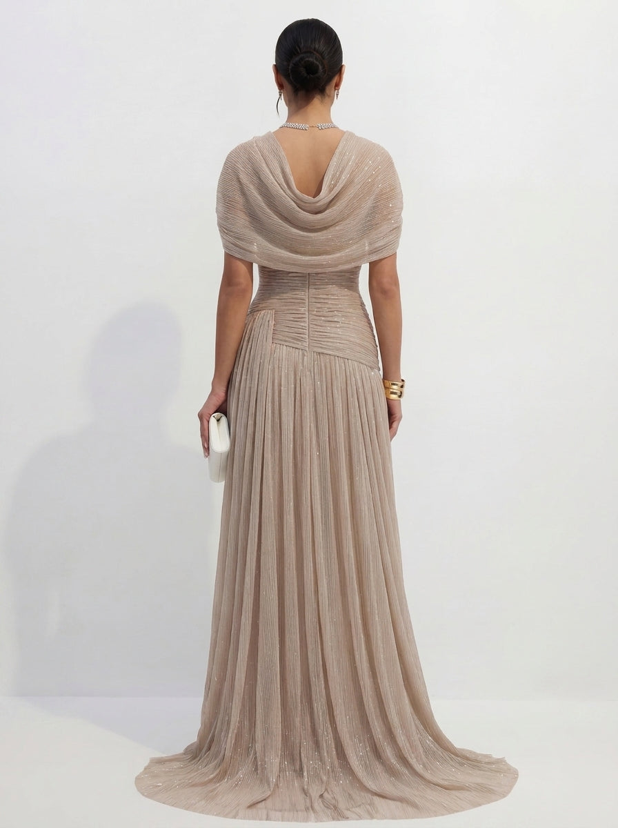 Carlota | Vestido Maxi Drapeado