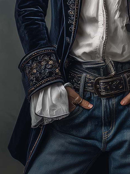 Beatrice | Long Embroidered Jacket