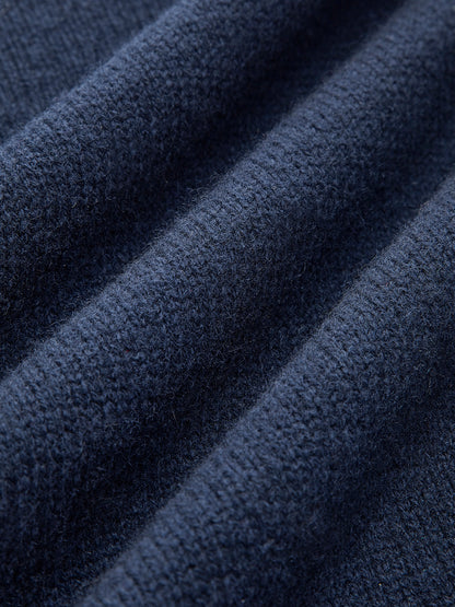 2 in 1 Panel Lapel Relaxed Sweater