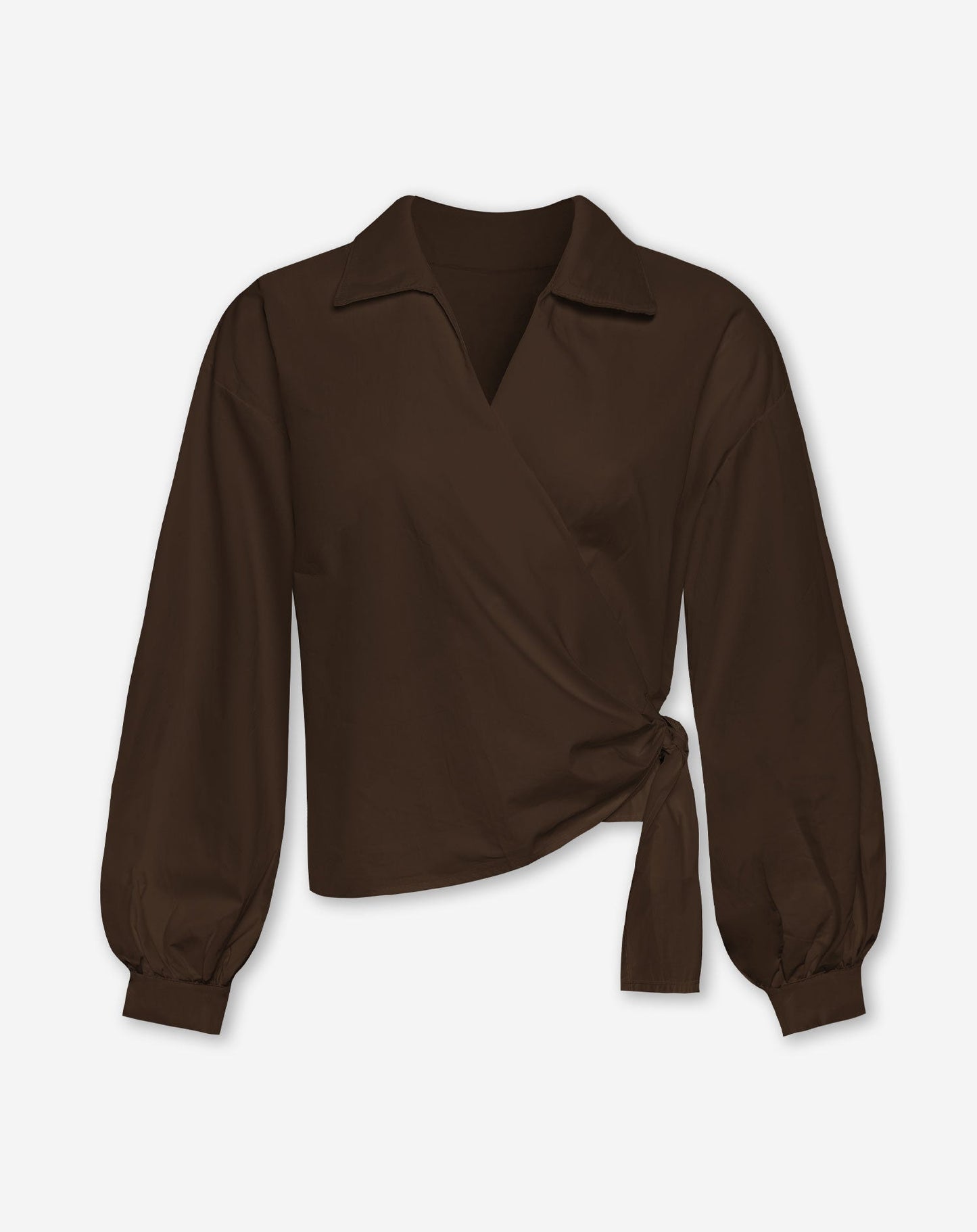 Verónica | Blusa Cruzada de Popelín