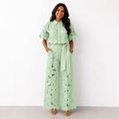 Alessia | Two-Piece Guipure Floral Lace Set