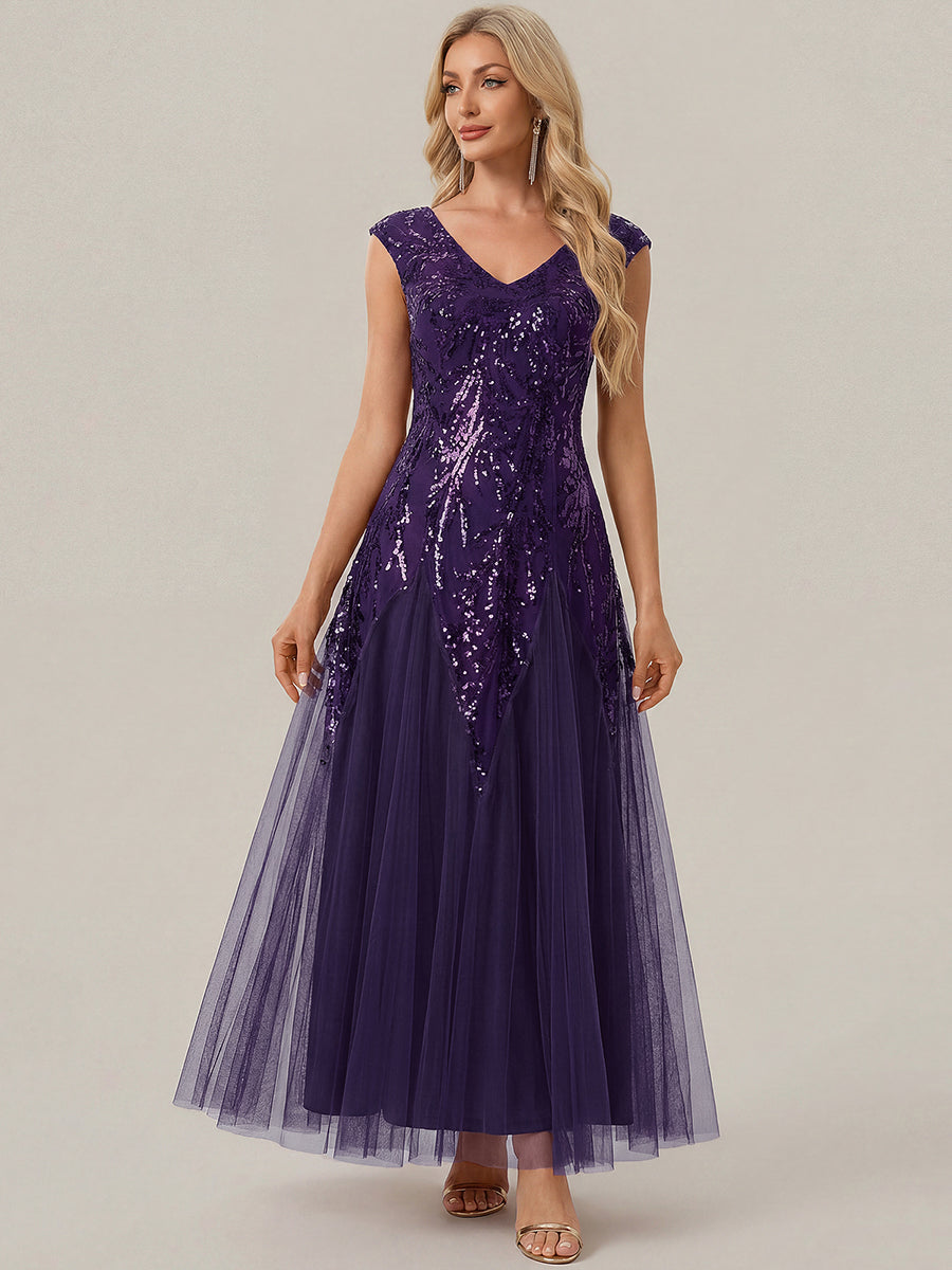 Salomé | Vestido Largo de Tul Bordado