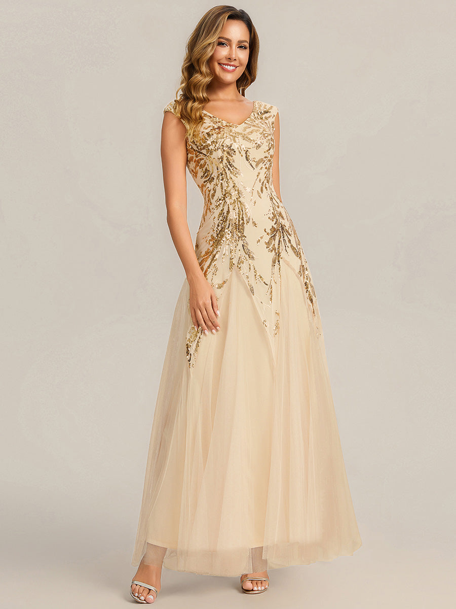 Salomé | Vestido Largo de Tul Bordado