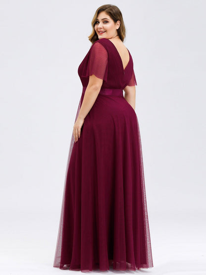 Fátima | Vestido Largo de Talle Imperio con Manga Mariposa