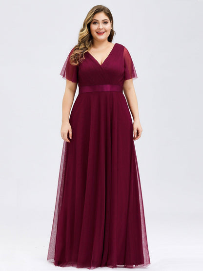 Fátima | Vestido Largo de Talle Imperio con Manga Mariposa