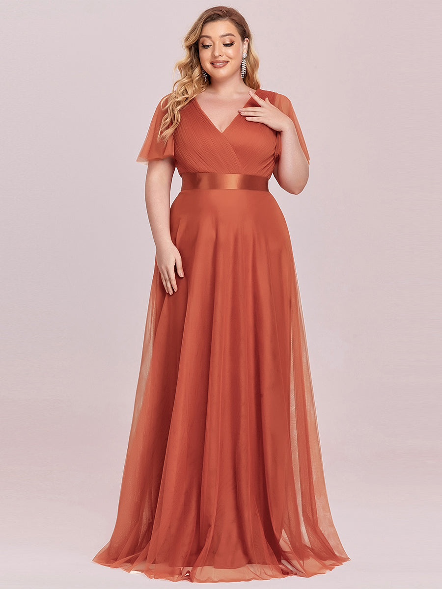Fátima | Vestido Largo de Talle Imperio con Manga Mariposa