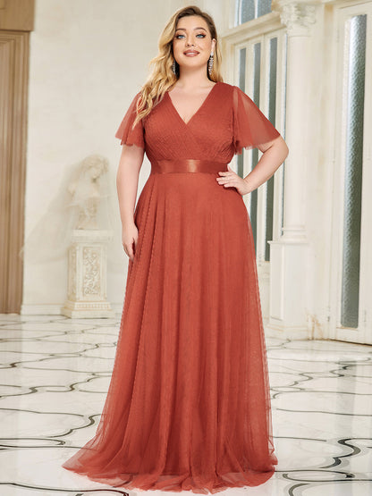 Fátima | Vestido Largo de Talle Imperio con Manga Mariposa
