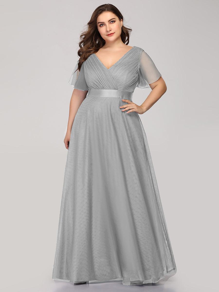 Fátima | Vestido Largo de Talle Imperio con Manga Mariposa