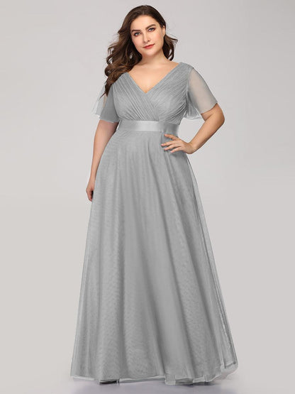 Fátima | Vestido Largo de Talle Imperio con Manga Mariposa