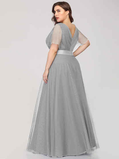 Fátima | Vestido Largo de Talle Imperio con Manga Mariposa