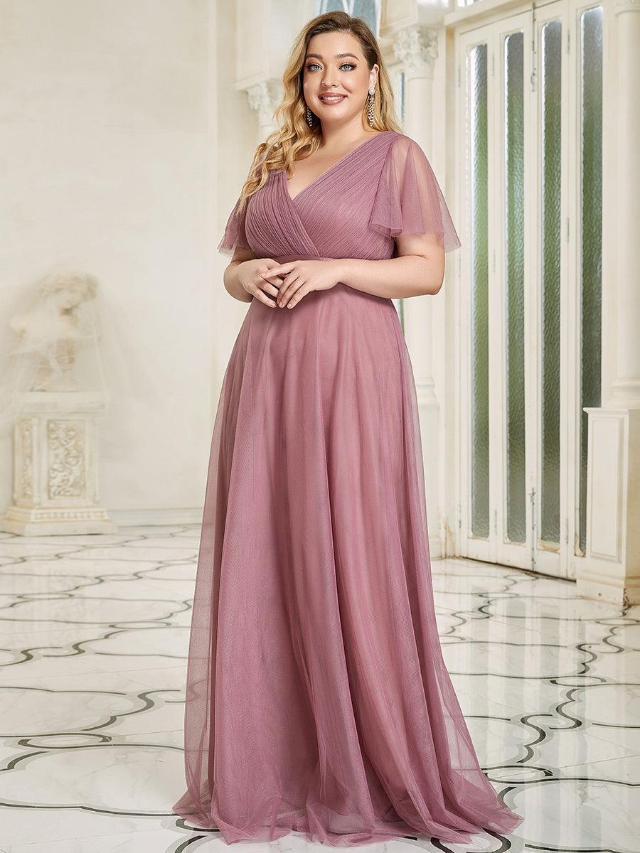 Fátima | Vestido Largo de Talle Imperio con Manga Mariposa