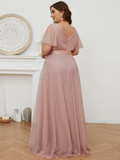 Fátima | Vestido Largo de Talle Imperio con Manga Mariposa
