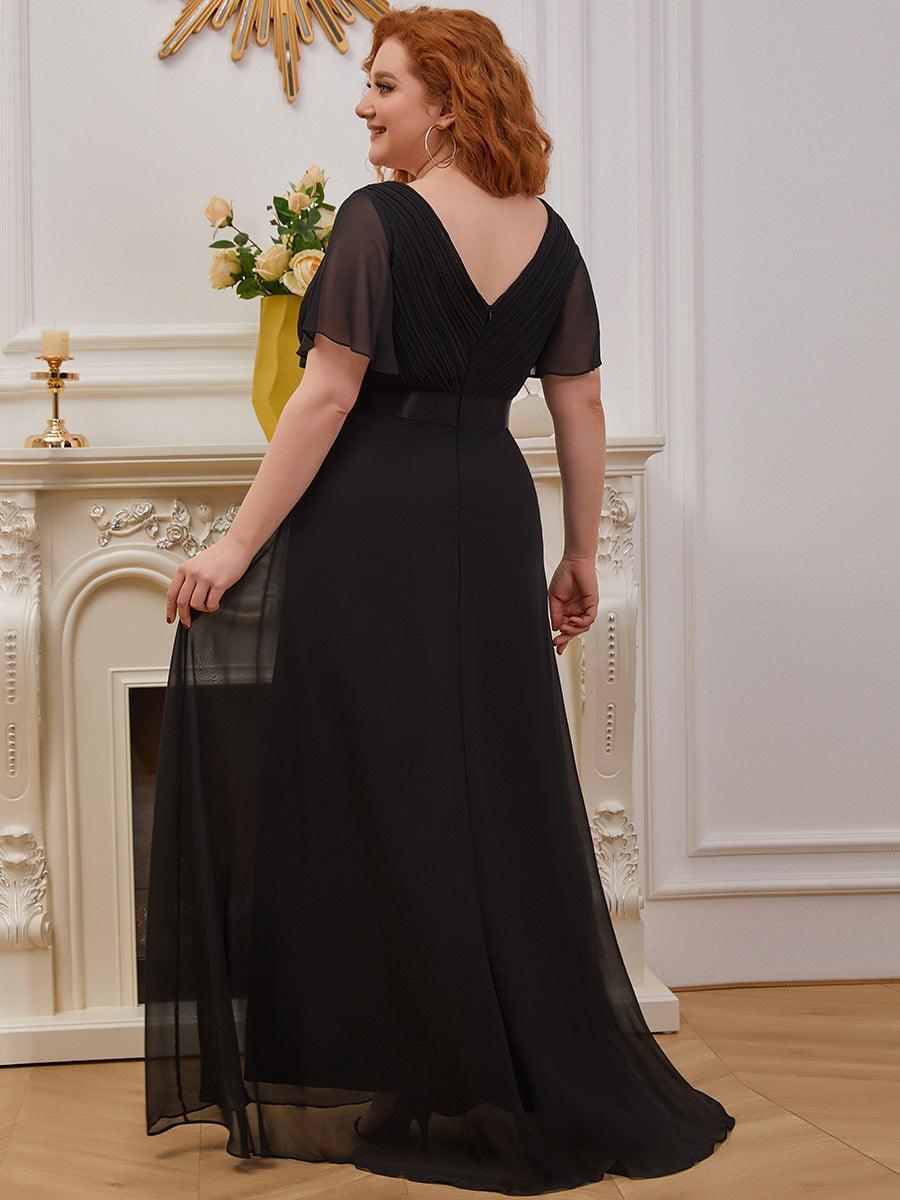 Mónica | Vestido Largo de Gasa con Talle Imperio