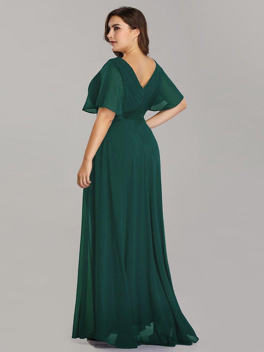 Mónica | Vestido Largo de Gasa con Talle Imperio