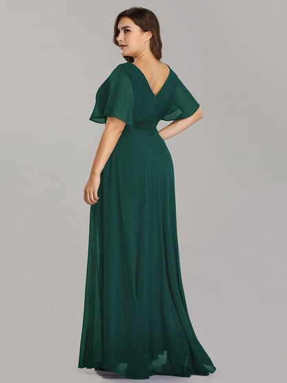 Mónica | Vestido Largo de Gasa con Talle Imperio