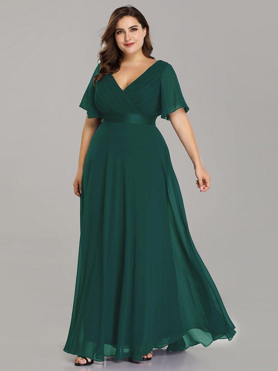 Mónica | Vestido Largo de Gasa con Talle Imperio