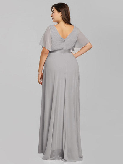 Mónica | Vestido Largo de Gasa con Talle Imperio