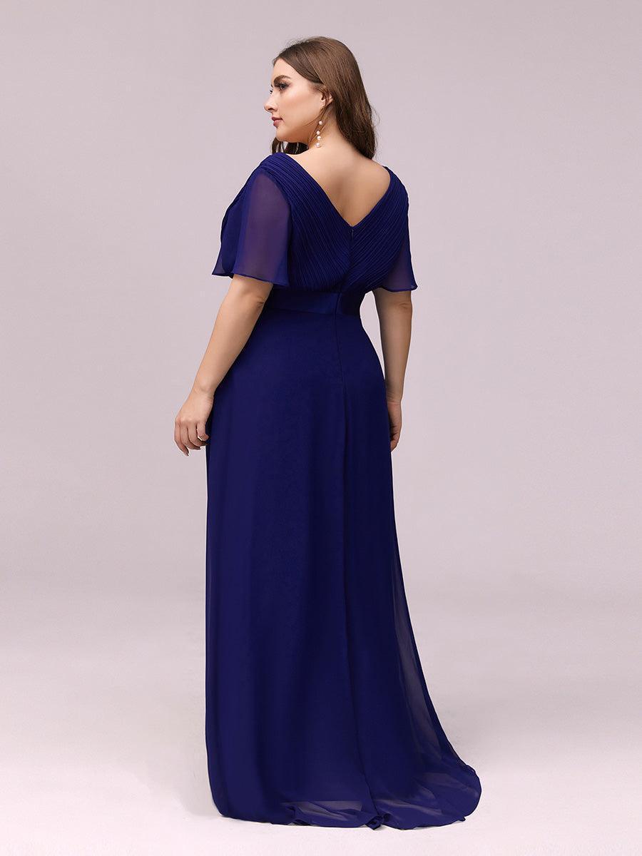 Mónica | Vestido Largo de Gasa con Talle Imperio