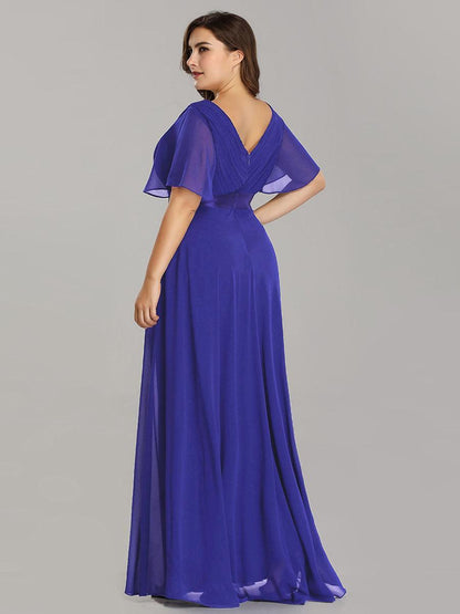 Mónica | Vestido Largo de Gasa con Talle Imperio