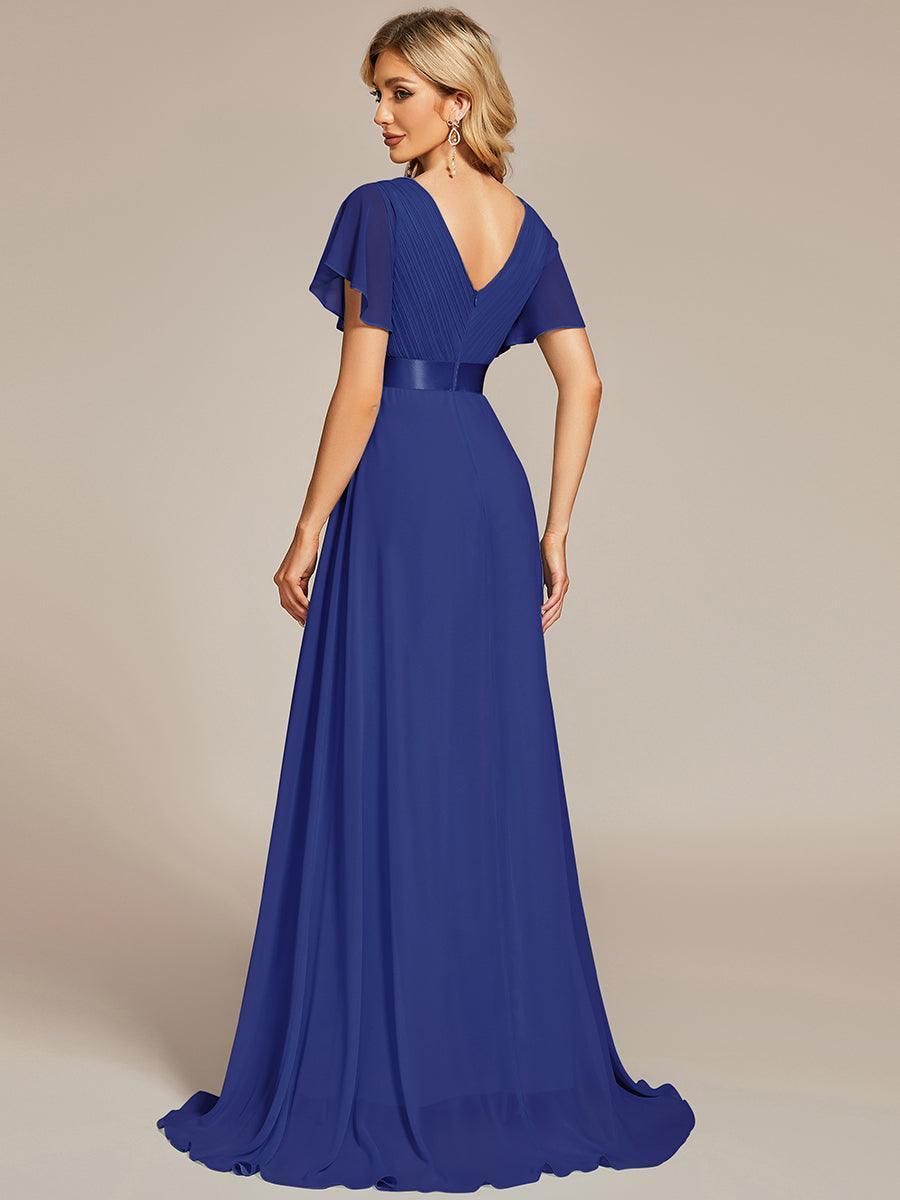 Mónica | Vestido Largo de Gasa con Talle Imperio