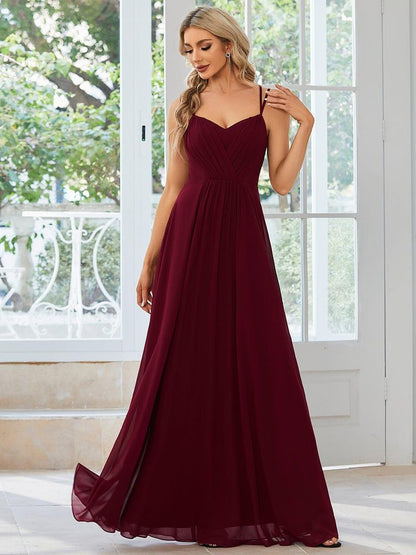 Belén | Vestido Largo de Gasa y Encaje con Espalda Descubierta