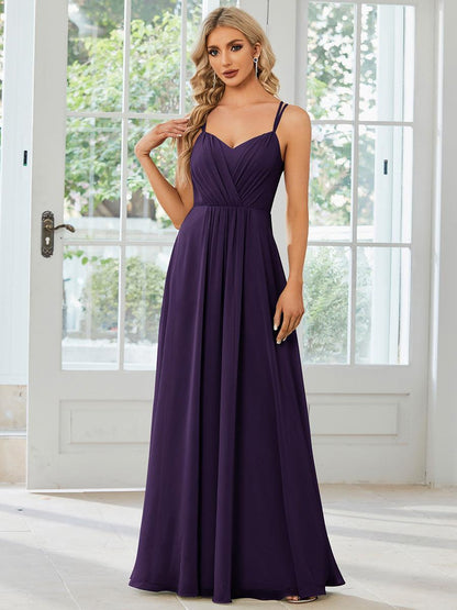 Belén | Vestido Largo de Gasa y Encaje con Espalda Descubierta