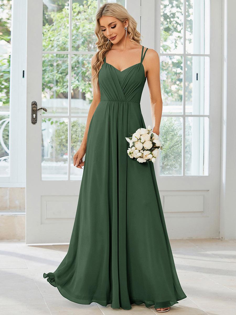 Belén | Vestido Largo de Gasa y Encaje con Espalda Descubierta