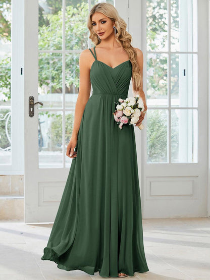 Belén | Vestido Largo de Gasa y Encaje con Espalda Descubierta
