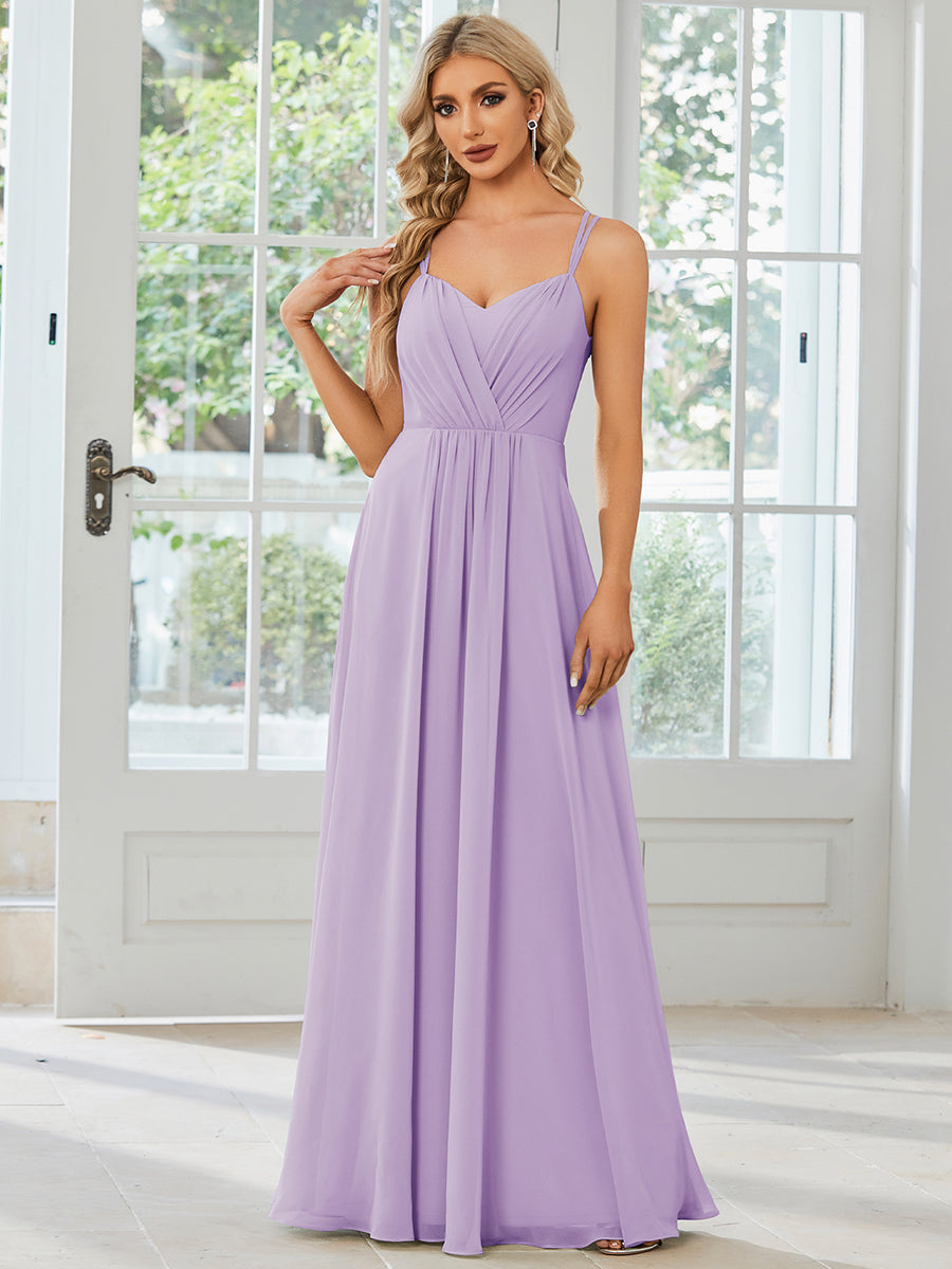 Belén | Vestido Largo de Gasa y Encaje con Espalda Descubierta