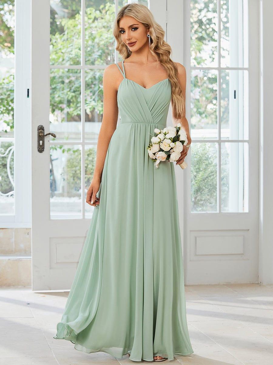 Belén | Vestido Largo de Gasa y Encaje con Espalda Descubierta