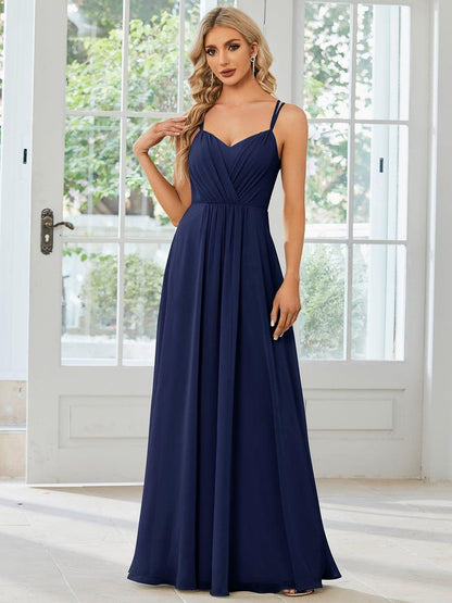 Belén | Vestido Largo de Gasa y Encaje con Espalda Descubierta