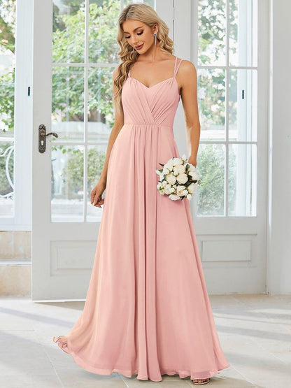 Belén | Vestido Largo de Gasa y Encaje con Espalda Descubierta