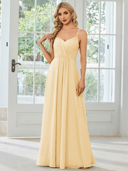 Belén | Vestido Largo de Gasa y Encaje con Espalda Descubierta