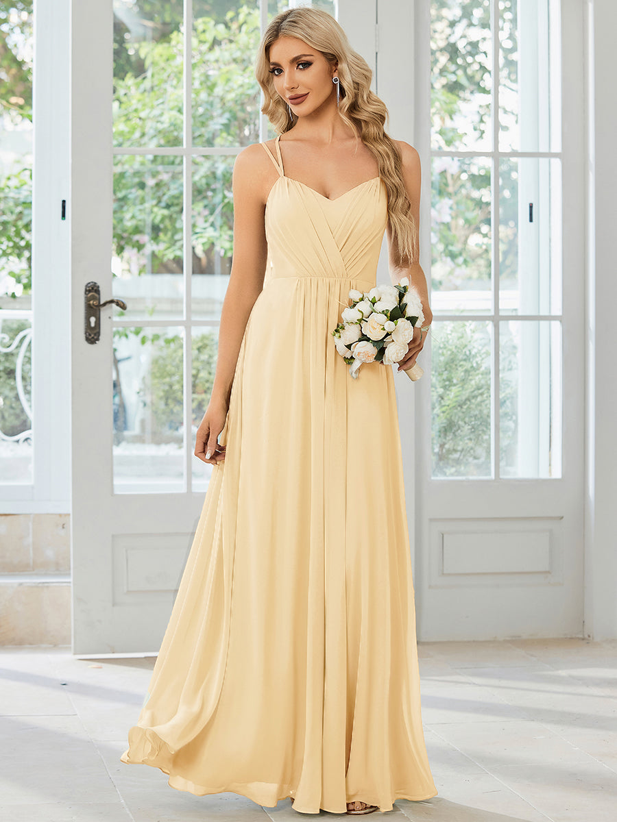 Belén | Vestido Largo de Gasa y Encaje con Espalda Descubierta