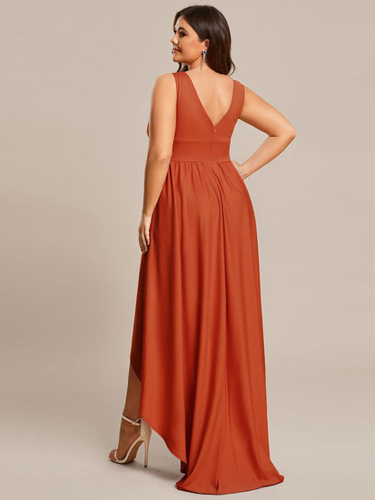 Maite | Vestido Largo Plisado con Talle Ceñido