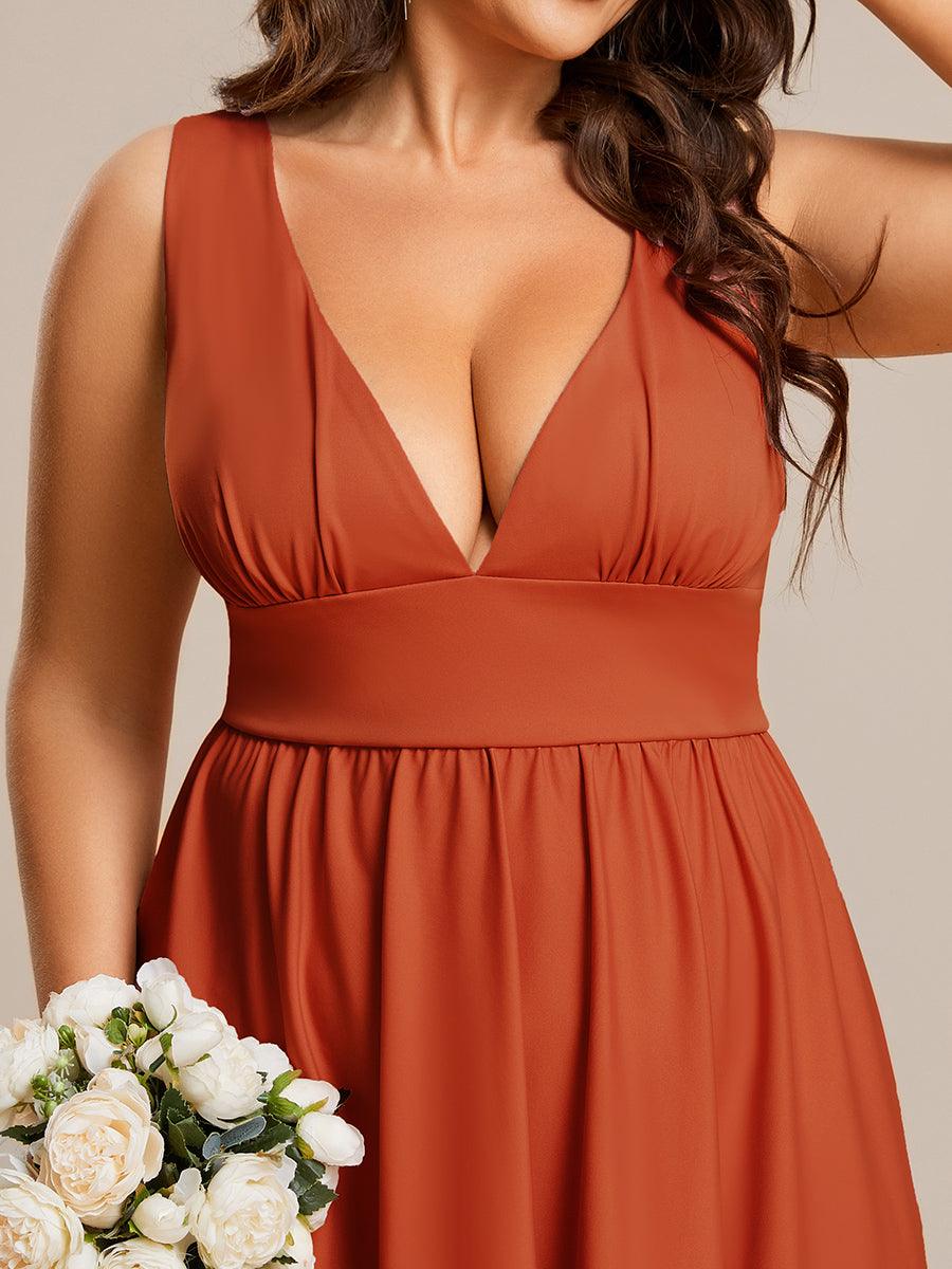 Maite | Vestido Largo Plisado con Talle Ceñido