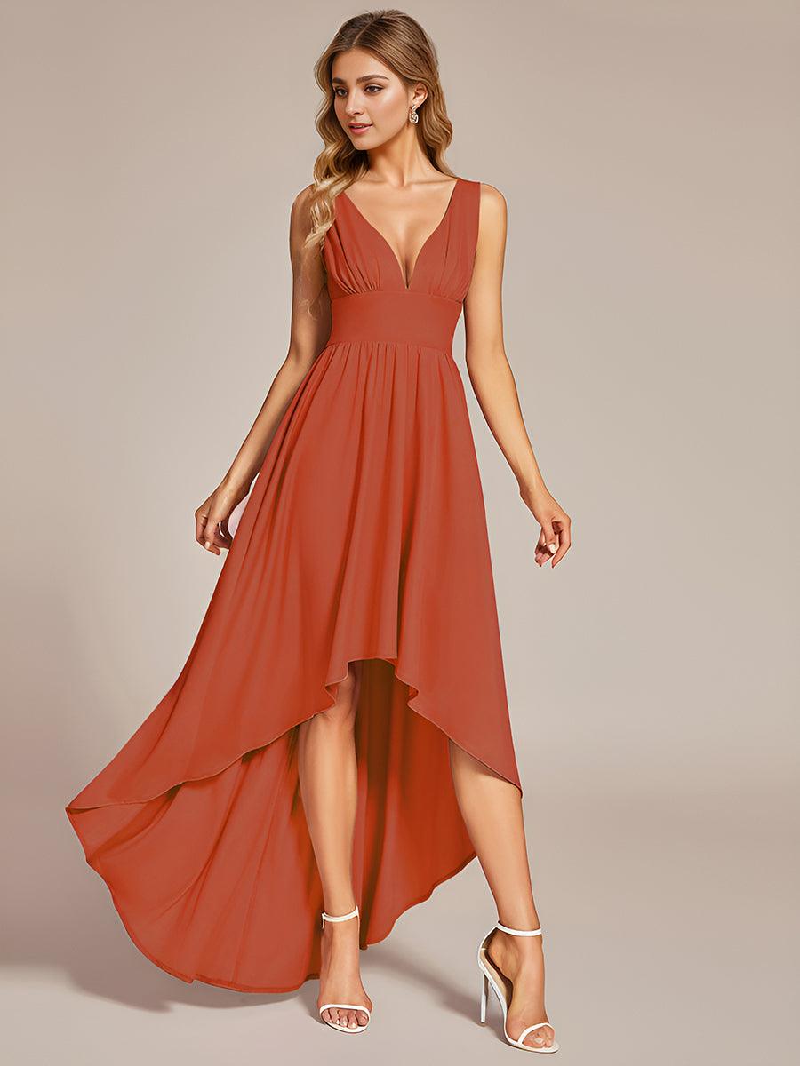 Maite | Vestido Largo Plisado con Talle Ceñido
