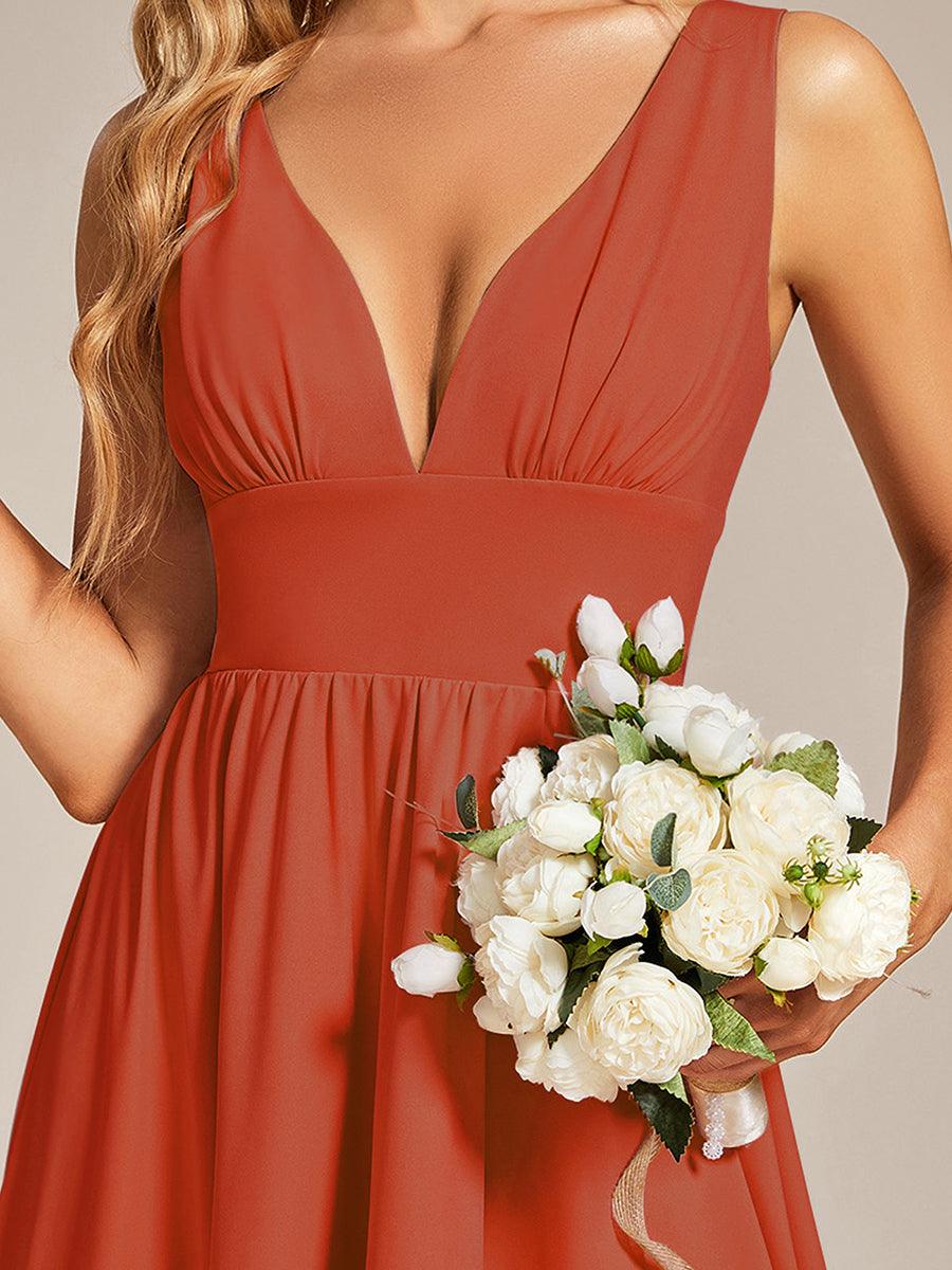 Maite | Vestido Largo Plisado con Talle Ceñido