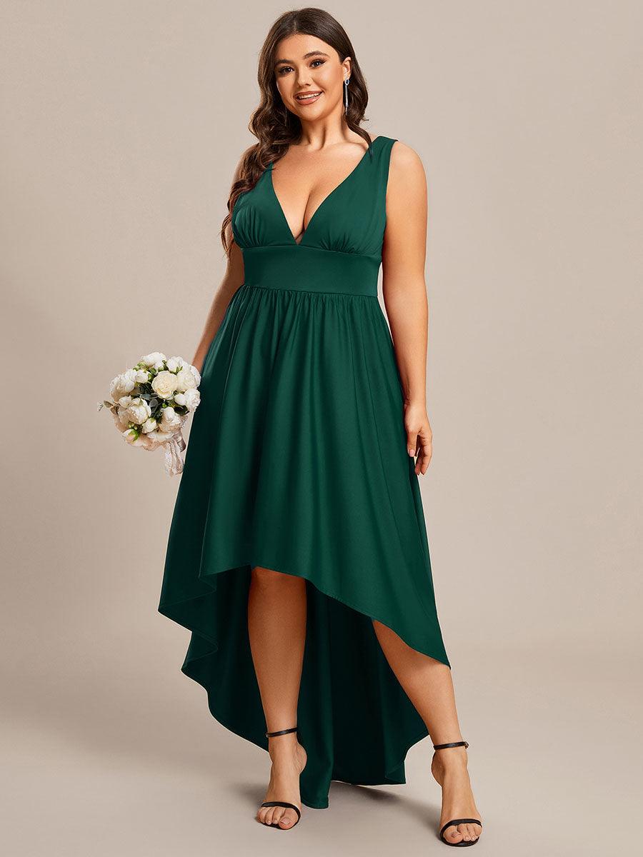 Maite | Vestido Largo Plisado con Talle Ceñido