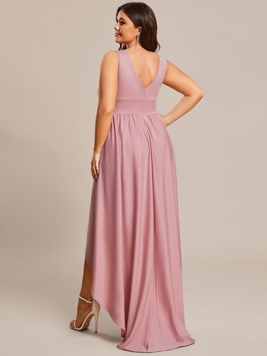 Maite | Vestido Largo Plisado con Talle Ceñido
