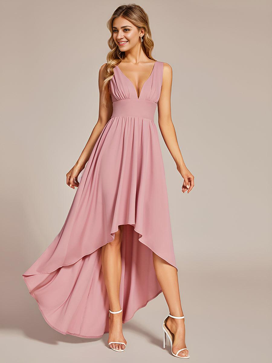 Maite | Vestido Largo Plisado con Talle Ceñido
